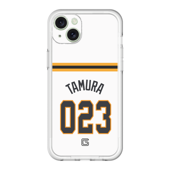 スリムプロテクションプレミアムケース［ 読売ジャイアンツ - #023 TAMURA - ホーム ］