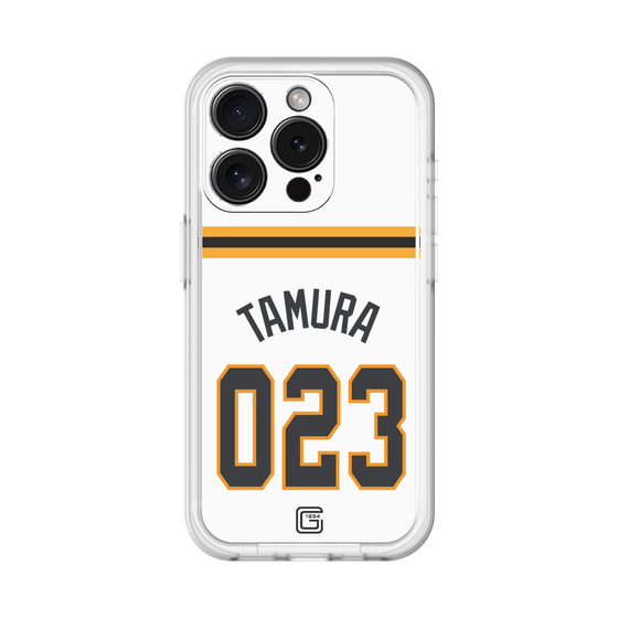 スリムプロテクションプレミアムケース［ 読売ジャイアンツ - #023 TAMURA - ホーム ］