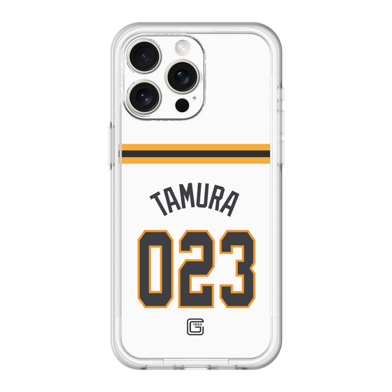 スリムプロテクションプレミアムケース［ 読売ジャイアンツ - #023 TAMURA - ホーム ］