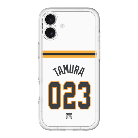 スリムプロテクションプレミアムケース［ 読売ジャイアンツ - #023 TAMURA - ホーム ］