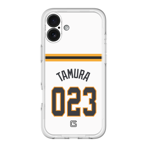 スリムプロテクションプレミアムケース［ 読売ジャイアンツ - #023 TAMURA - ホーム ］