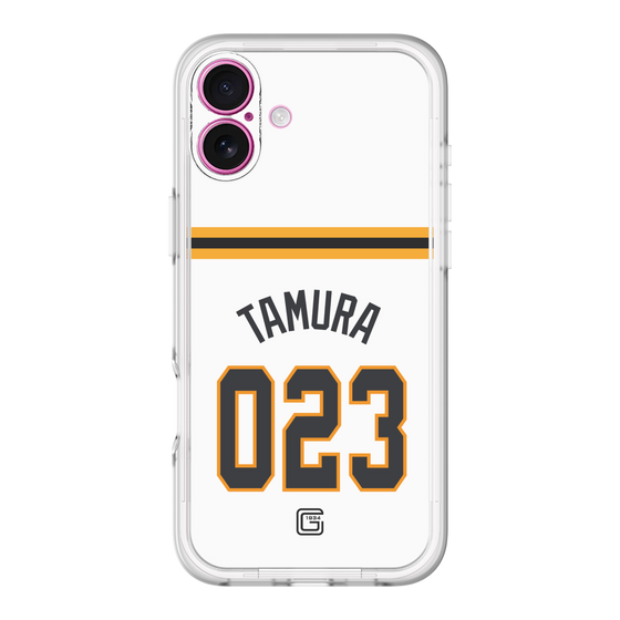 スリムプロテクションプレミアムケース［ 読売ジャイアンツ - #023 TAMURA - ホーム ］