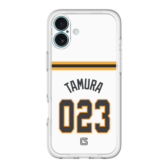 スリムプロテクションプレミアムケース［ 読売ジャイアンツ - #023 TAMURA - ホーム ］