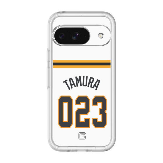 スリムプロテクションプレミアムケース［ 読売ジャイアンツ - #023 TAMURA - ホーム ］