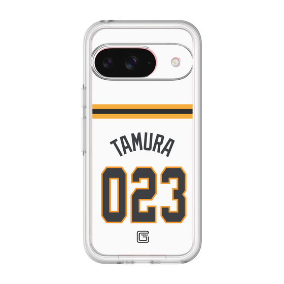 スリムプロテクションプレミアムケース［ 読売ジャイアンツ - #023 TAMURA - ホーム ］