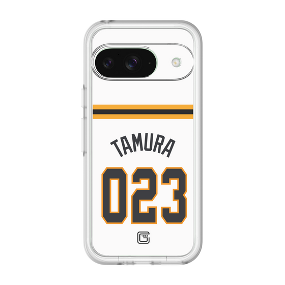 スリムプロテクションプレミアムケース［ 読売ジャイアンツ - #023 TAMURA - ホーム ］