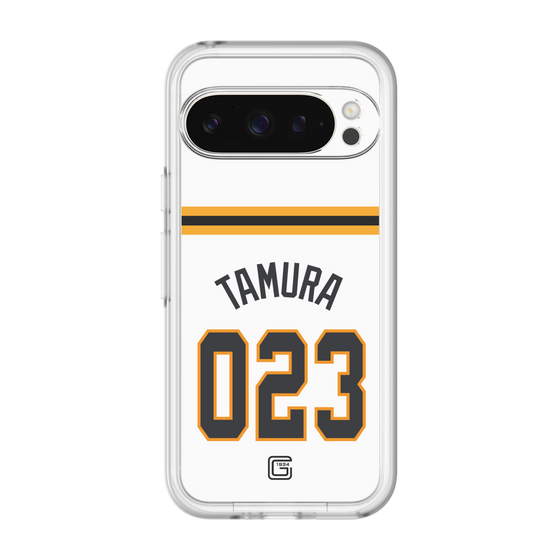 スリムプロテクションプレミアムケース［ 読売ジャイアンツ - #023 TAMURA - ホーム ］