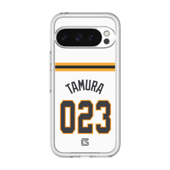 スリムプロテクションプレミアムケース［ 読売ジャイアンツ - #023 TAMURA - ホーム ］