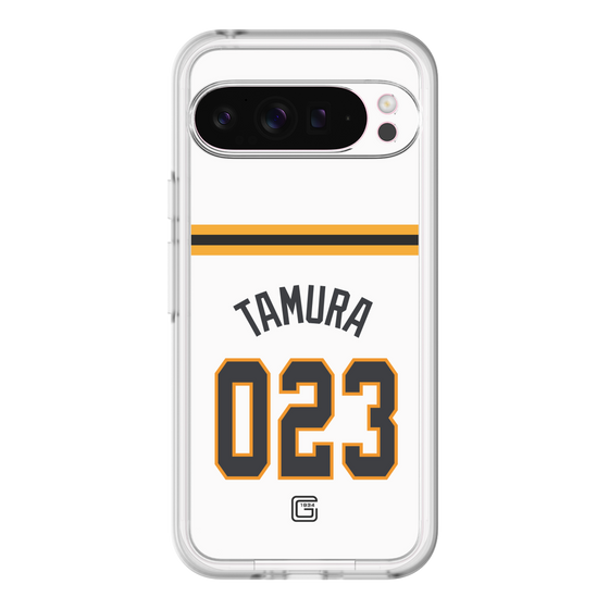 スリムプロテクションプレミアムケース［ 読売ジャイアンツ - #023 TAMURA - ホーム ］