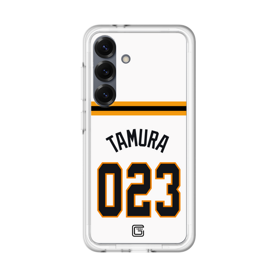 スリムプロテクションプレミアムケース［ 読売ジャイアンツ - #023 TAMURA - ホーム ］