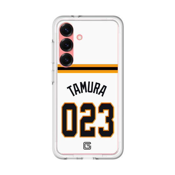 スリムプロテクションプレミアムケース［ 読売ジャイアンツ - #023 TAMURA - ホーム ］