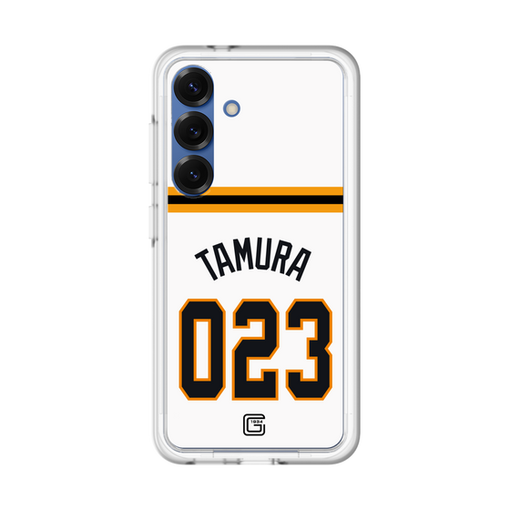 スリムプロテクションプレミアムケース［ 読売ジャイアンツ - #023 TAMURA - ホーム ］