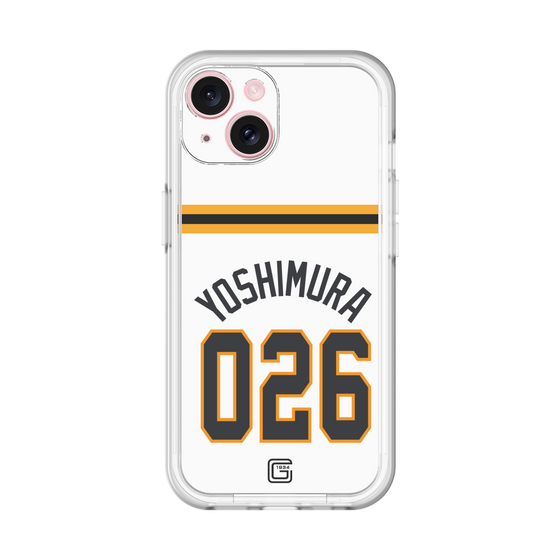 スリムプロテクションプレミアムケース［ 読売ジャイアンツ - #026 YOSHIMURA - ホーム ］