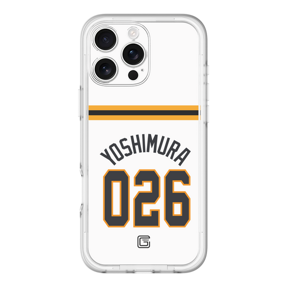 スリムプロテクションプレミアムケース［ 読売ジャイアンツ - #026 YOSHIMURA - ホーム ］
