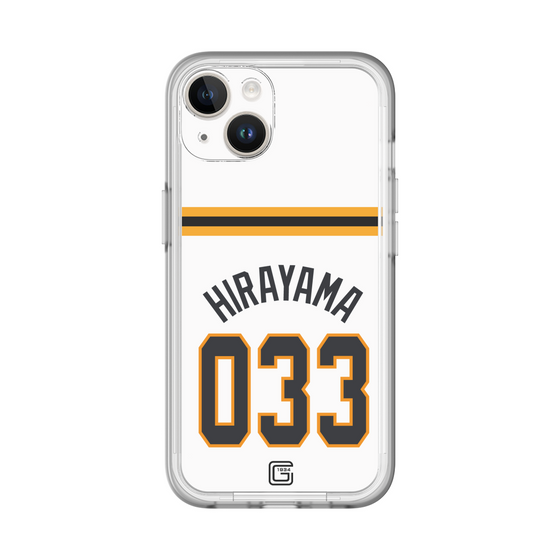 スリムプロテクションプレミアムケース［ 読売ジャイアンツ - #033 HIRAYAMA - ホーム ］