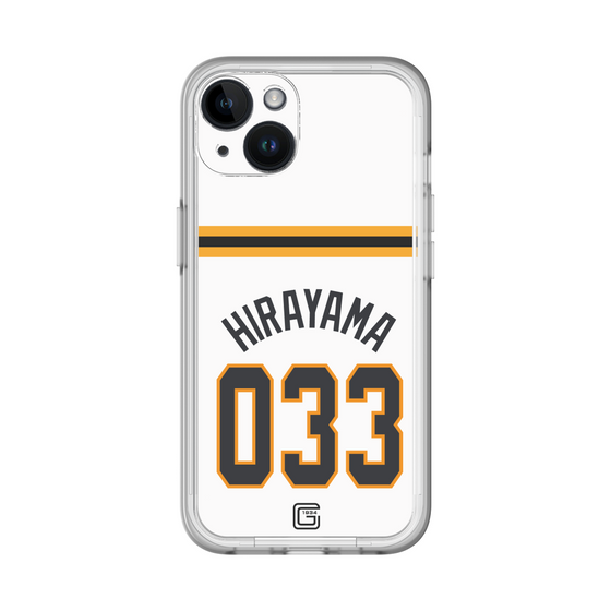 スリムプロテクションプレミアムケース［ 読売ジャイアンツ - #033 HIRAYAMA - ホーム ］