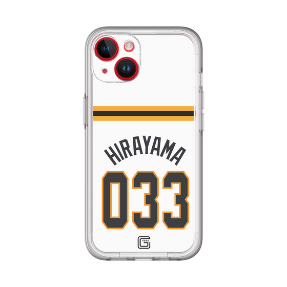 スリムプロテクションプレミアムケース［ 読売ジャイアンツ - #033 HIRAYAMA - ホーム ］