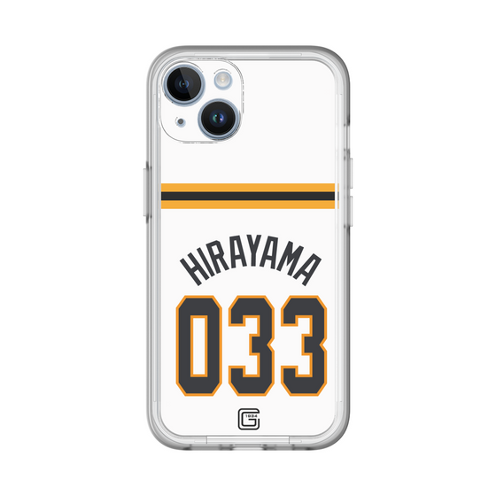 スリムプロテクションプレミアムケース［ 読売ジャイアンツ - #033 HIRAYAMA - ホーム ］