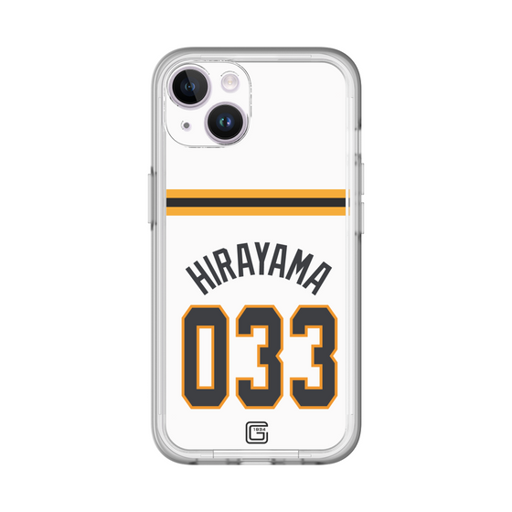 スリムプロテクションプレミアムケース［ 読売ジャイアンツ - #033 HIRAYAMA - ホーム ］