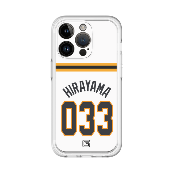 スリムプロテクションプレミアムケース［ 読売ジャイアンツ - #033 HIRAYAMA - ホーム ］