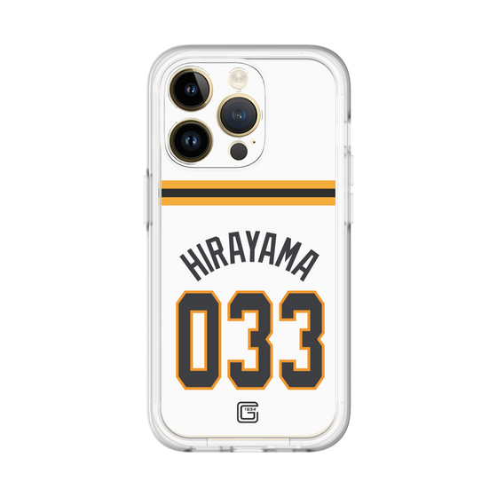 スリムプロテクションプレミアムケース［ 読売ジャイアンツ - #033 HIRAYAMA - ホーム ］