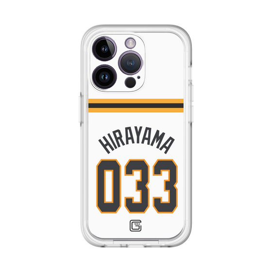 スリムプロテクションプレミアムケース［ 読売ジャイアンツ - #033 HIRAYAMA - ホーム ］