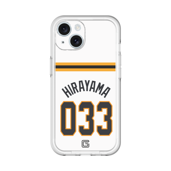 スリムプロテクションプレミアムケース［ 読売ジャイアンツ - #033 HIRAYAMA - ホーム ］