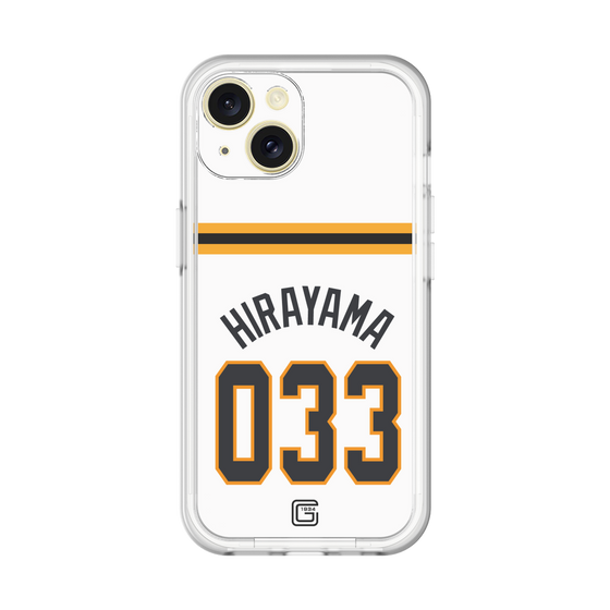 スリムプロテクションプレミアムケース［ 読売ジャイアンツ - #033 HIRAYAMA - ホーム ］
