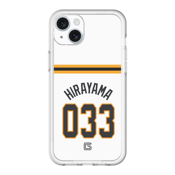 スリムプロテクションプレミアムケース［ 読売ジャイアンツ - #033 HIRAYAMA - ホーム ］