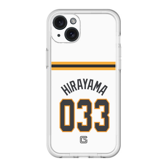 スリムプロテクションプレミアムケース［ 読売ジャイアンツ - #033 HIRAYAMA - ホーム ］