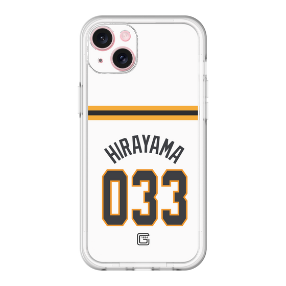 スリムプロテクションプレミアムケース［ 読売ジャイアンツ - #033 HIRAYAMA - ホーム ］