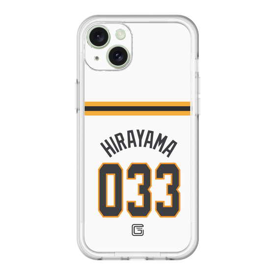 スリムプロテクションプレミアムケース［ 読売ジャイアンツ - #033 HIRAYAMA - ホーム ］