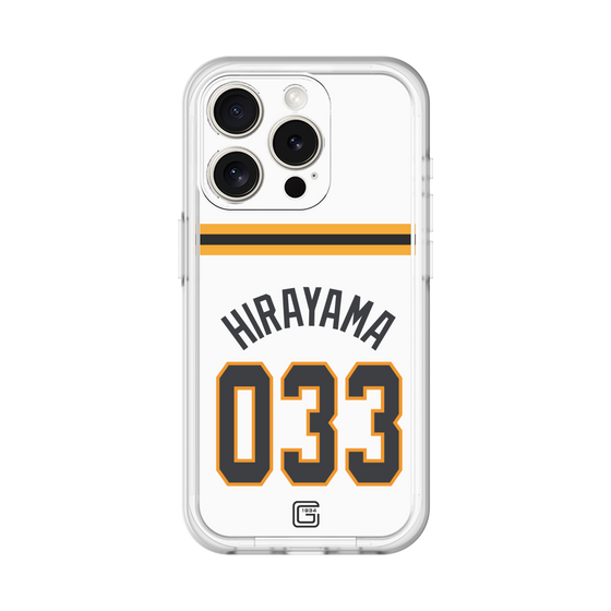 スリムプロテクションプレミアムケース［ 読売ジャイアンツ - #033 HIRAYAMA - ホーム ］
