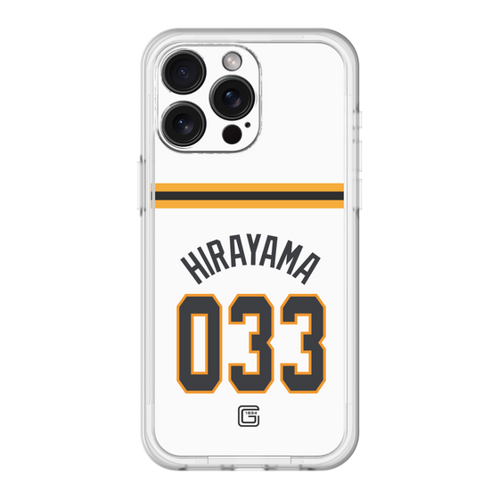 スリムプロテクションプレミアムケース［ 読売ジャイアンツ - #033 HIRAYAMA - ホーム ］