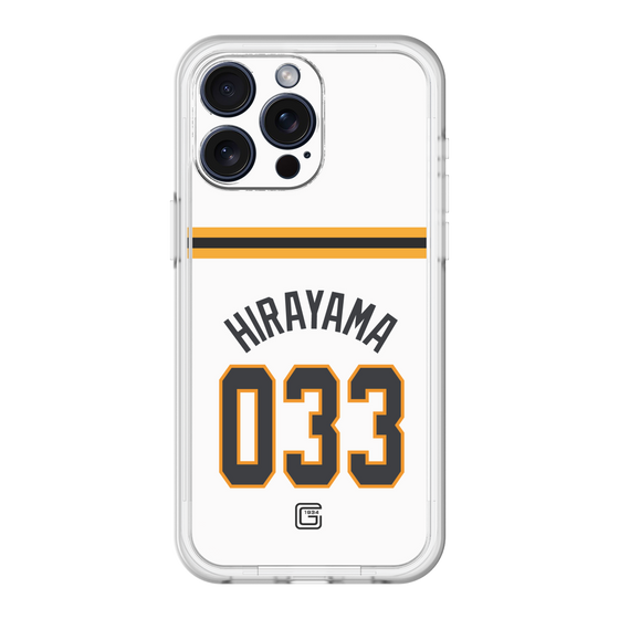 スリムプロテクションプレミアムケース［ 読売ジャイアンツ - #033 HIRAYAMA - ホーム ］