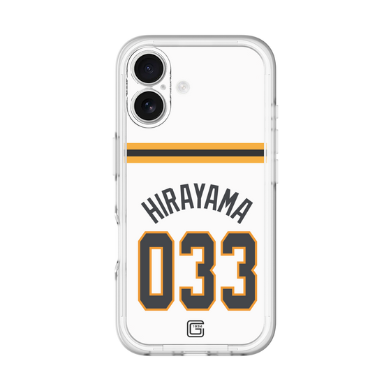 スリムプロテクションプレミアムケース［ 読売ジャイアンツ - #033 HIRAYAMA - ホーム ］