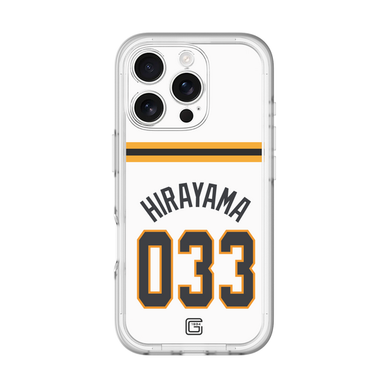 スリムプロテクションプレミアムケース［ 読売ジャイアンツ - #033 HIRAYAMA - ホーム ］