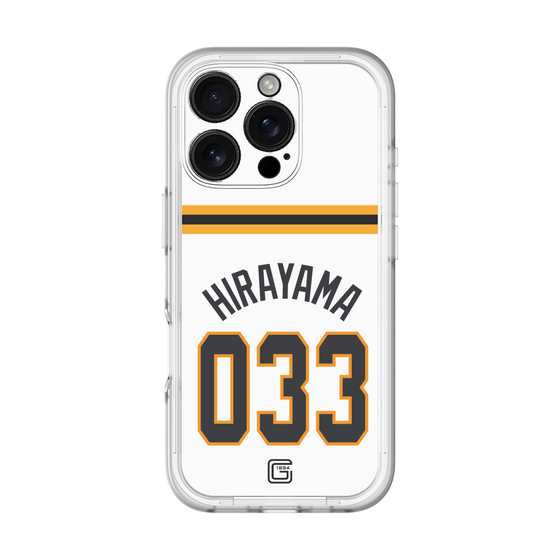 スリムプロテクションプレミアムケース［ 読売ジャイアンツ - #033 HIRAYAMA - ホーム ］