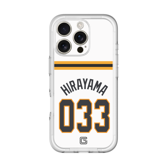 スリムプロテクションプレミアムケース［ 読売ジャイアンツ - #033 HIRAYAMA - ホーム ］