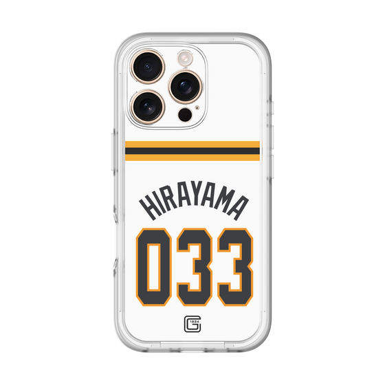 スリムプロテクションプレミアムケース［ 読売ジャイアンツ - #033 HIRAYAMA - ホーム ］
