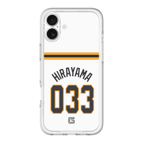 スリムプロテクションプレミアムケース［ 読売ジャイアンツ - #033 HIRAYAMA - ホーム ］