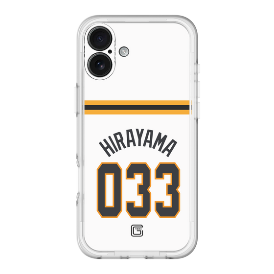 スリムプロテクションプレミアムケース［ 読売ジャイアンツ - #033 HIRAYAMA - ホーム ］