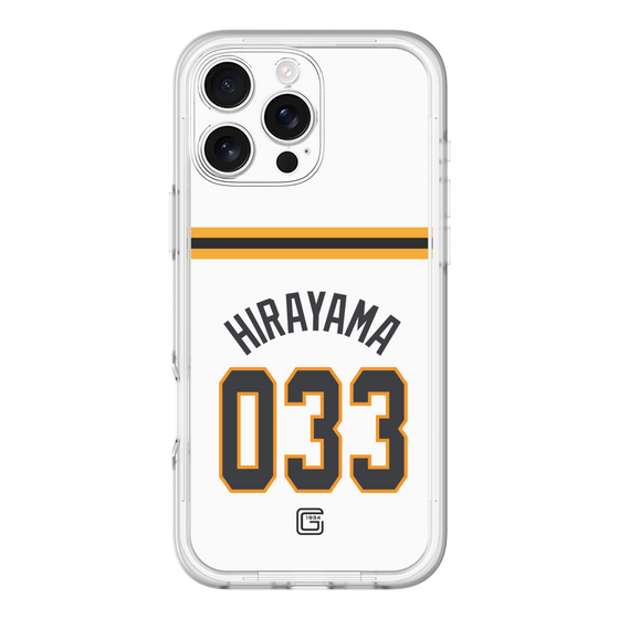 スリムプロテクションプレミアムケース［ 読売ジャイアンツ - #033 HIRAYAMA - ホーム ］