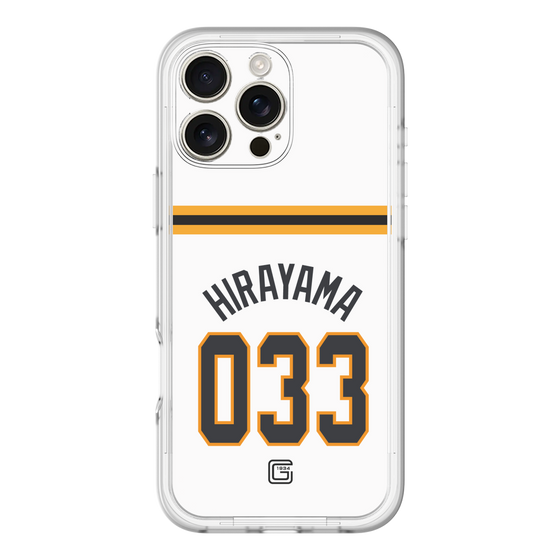 スリムプロテクションプレミアムケース［ 読売ジャイアンツ - #033 HIRAYAMA - ホーム ］