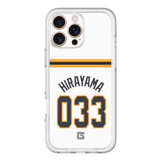 スリムプロテクションプレミアムケース［ 読売ジャイアンツ - #033 HIRAYAMA - ホーム ］