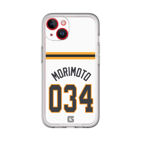 スリムプロテクションプレミアムケース［ 読売ジャイアンツ - #034 MORIMOTO - ホーム ］