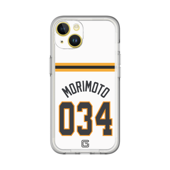 スリムプロテクションプレミアムケース［ 読売ジャイアンツ - #034 MORIMOTO - ホーム ］
