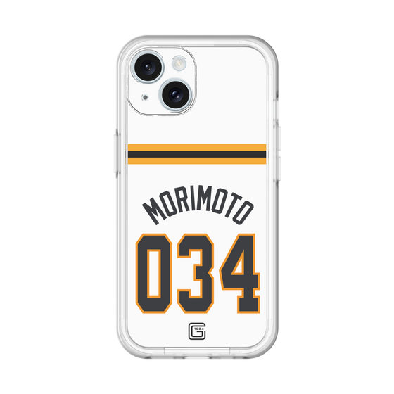 スリムプロテクションプレミアムケース［ 読売ジャイアンツ - #034 MORIMOTO - ホーム ］