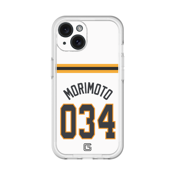 スリムプロテクションプレミアムケース［ 読売ジャイアンツ - #034 MORIMOTO - ホーム ］