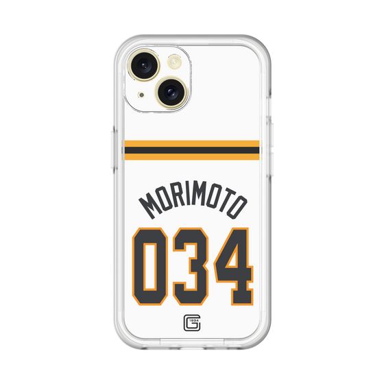スリムプロテクションプレミアムケース［ 読売ジャイアンツ - #034 MORIMOTO - ホーム ］